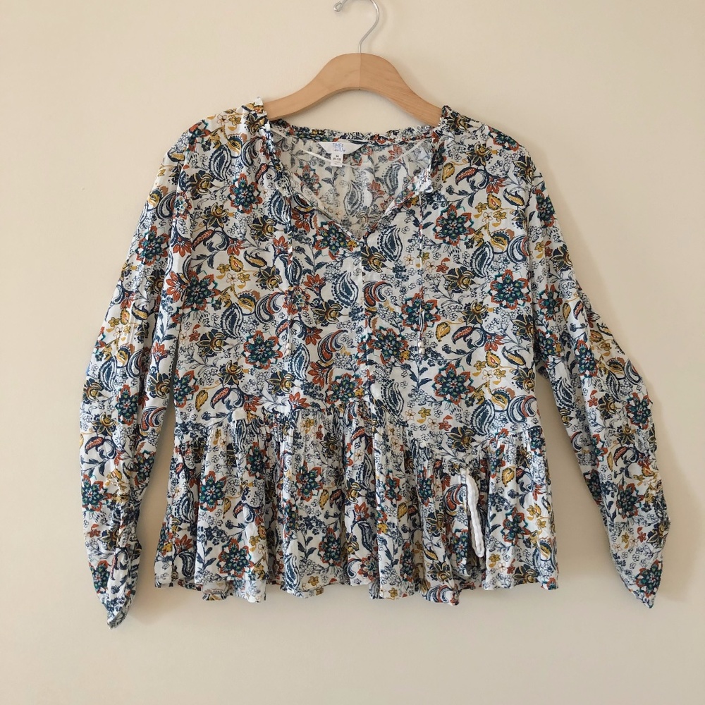 Longsleeve Peplum Top